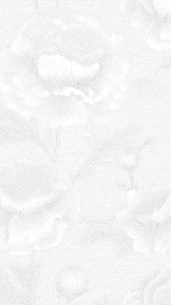 Elegant white floral texture background with subtle line details, perfect for wedding invitations or luxury designs.